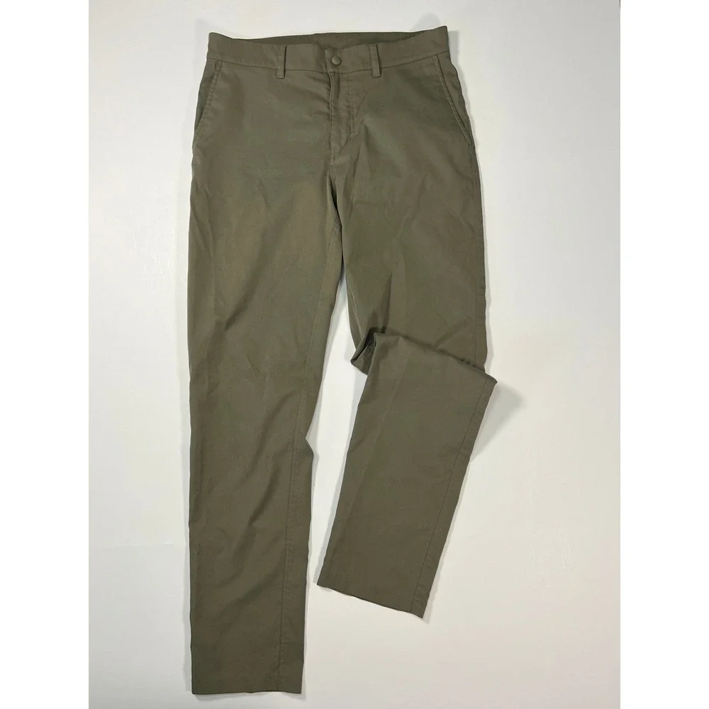 Outdoor Voices TechTwill Birdie Pant Mens M Olive Green Golf Chino‎ Recycled